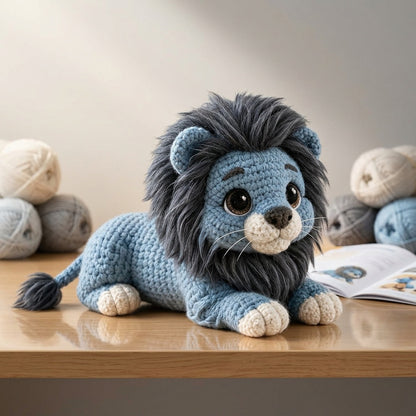 Crochet Lion Amigurumi Kit for Beginners