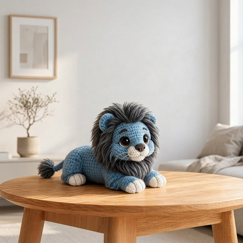 Crochet Lion Amigurumi Kit for Beginners