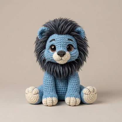 Crochet Lion Amigurumi Kit for Beginners