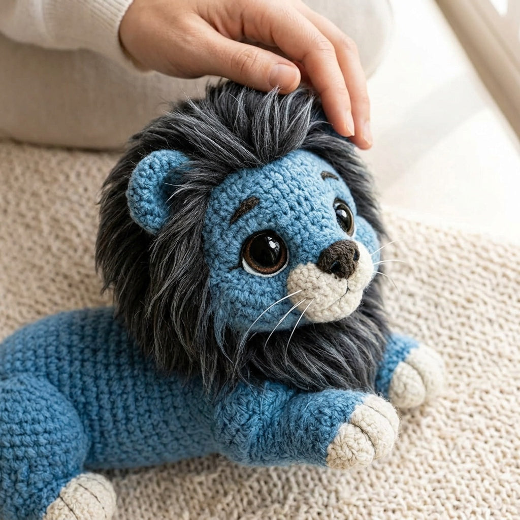 Crochet Lion Amigurumi Kit for Beginners