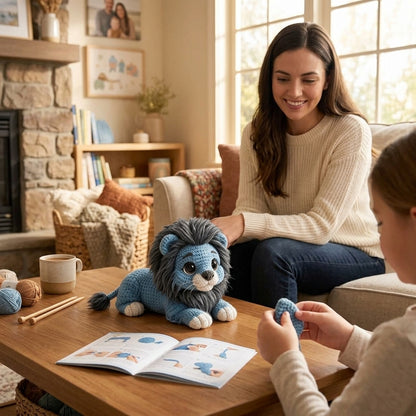 Crochet Lion Amigurumi Kit for Beginners