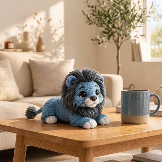 Crochet Lion Amigurumi Kit for Beginners